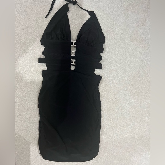 Vizio black mini dress size medium - Picture 1 of 6